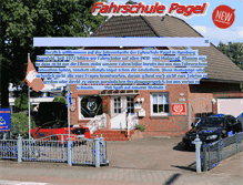 Tablet Screenshot of fahrschule-pagel.de